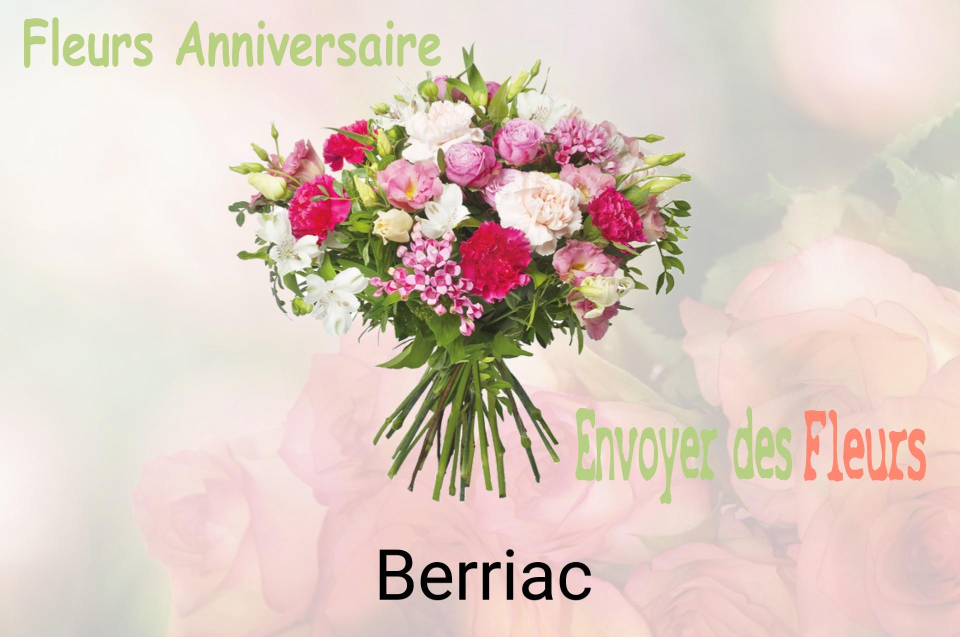Bouquet de fleurs d’anniversaire livré à Berriac