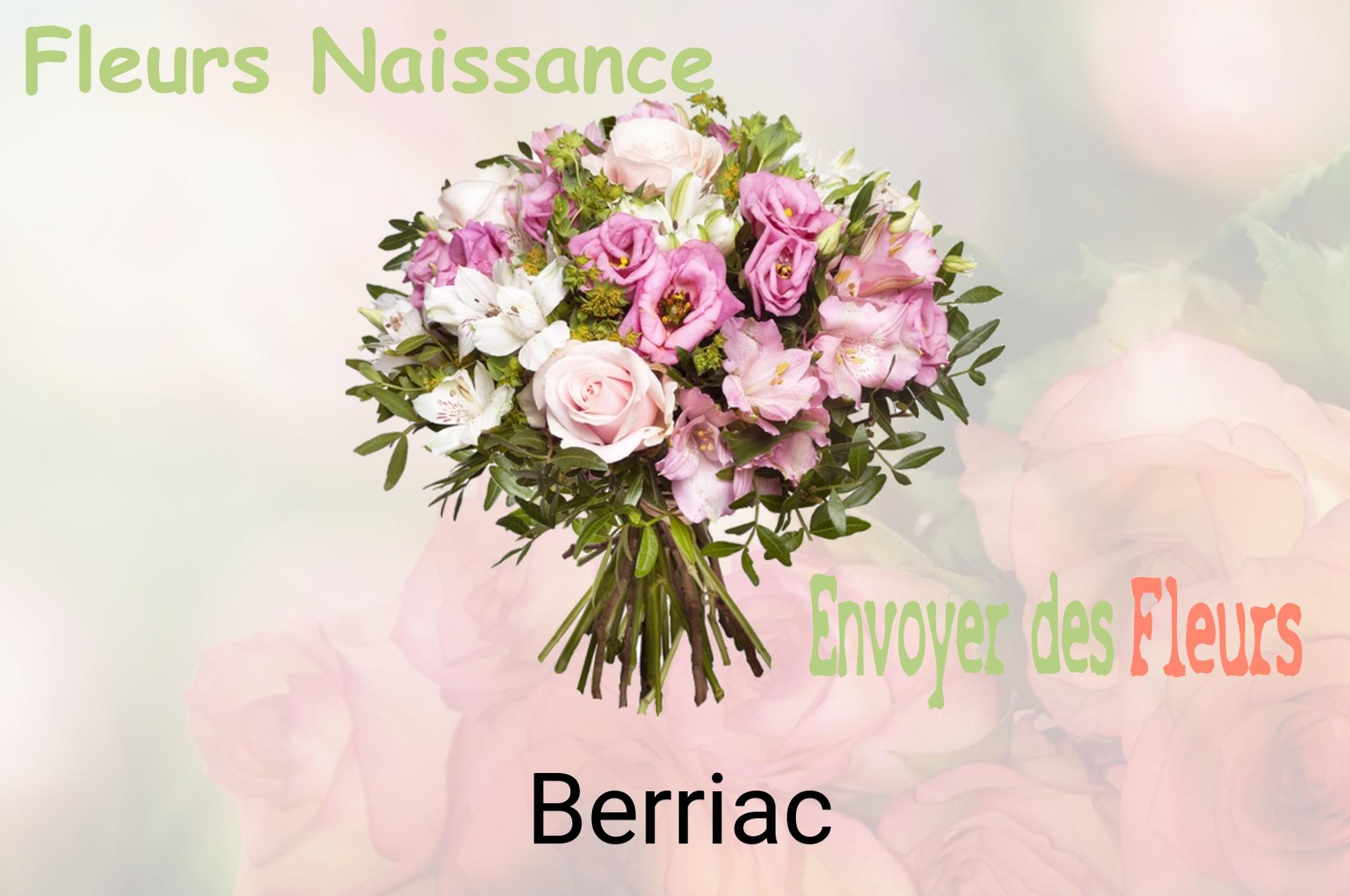 Bouquet de fleurs de naissance livré à Berriac